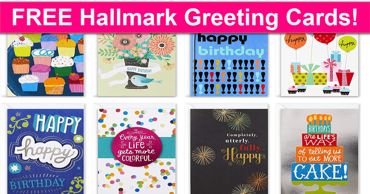 FREE Hallmark Greeting Cards! So EASY! Free Samples By Mail