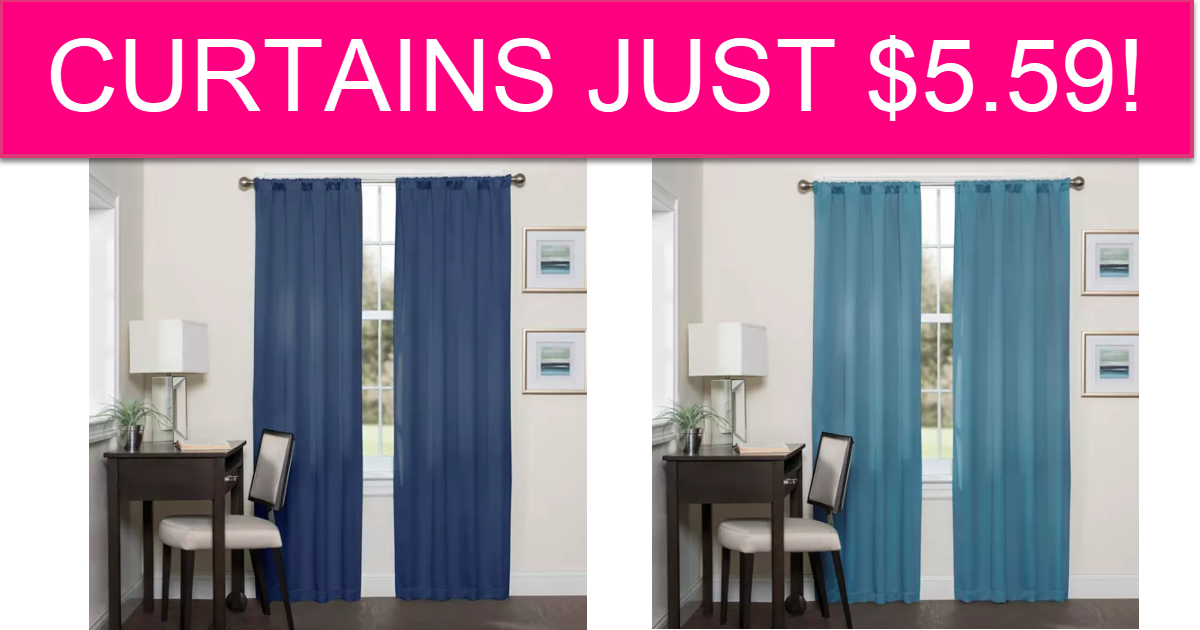 Blackout Curtains just $5.59 - Free Samples By Mail