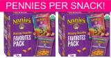 Annie’s Snack Variety Pack – PENNIES PER SNACK! *FREE Shipping!*
