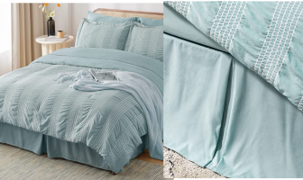 LOVE IT! HUGE Price Drop on Bedsure King Comforter 8 pc set! *FREE Shipping*