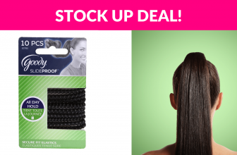 Goody Slide Proof Stayput Black Hair Elastics