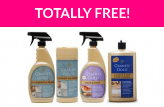 Free Granite Gold Stone Care Products by Mail!