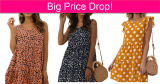 Cute A-Line Mini Dresses – BIG PRICE CUT! FREE Shipping!