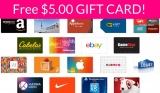 FREE $3-$5 Gift Card! HURRY!