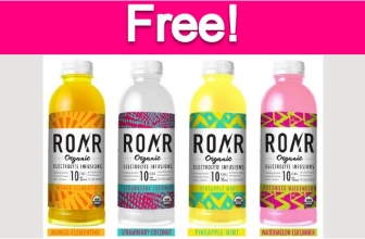 Possible Free ROAR Organic Drinks!