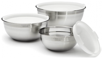 EPIC PRICE! Set of 3 Cuisinart Stainless Steel Mixing Bowls! *FREE Shipping*